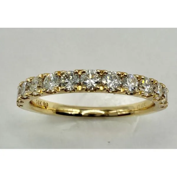 14K Yellow Gold Diamond Wedding Ring Gary J. Long Jewelers Stockton, CA