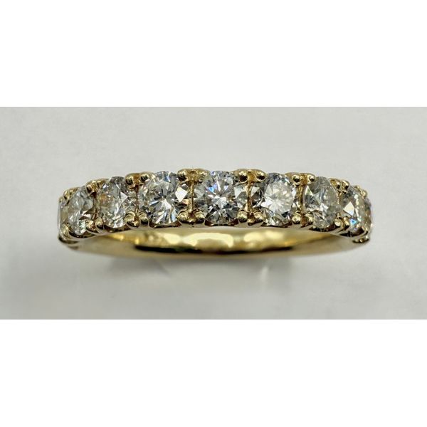 14K Yellow Gold Diamond Wedding Band Gary J. Long Jewelers Stockton, CA