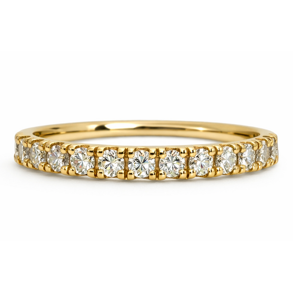 14K Yellow Gold Diamond Wedding Band Gary J. Long Jewelers Stockton, CA