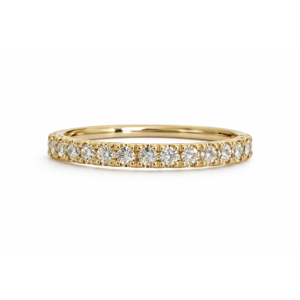 14K Yellow Gold Diamond Wedding Band Gary J. Long Jewelers Stockton, CA