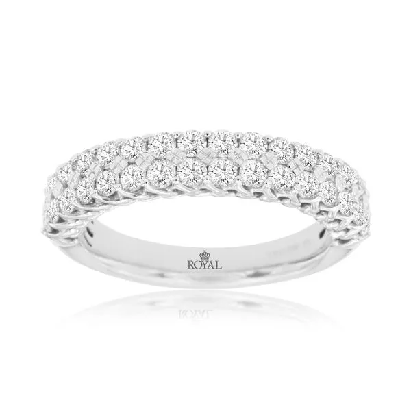 14KW ROUND DIAMOND ANNIVERSARY RING Gary J. Long Jewelers Stockton, CA