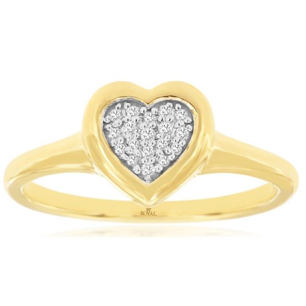 14K Yellow Gold Diamond Fashion Ring Gary J. Long Jewelers Stockton, CA