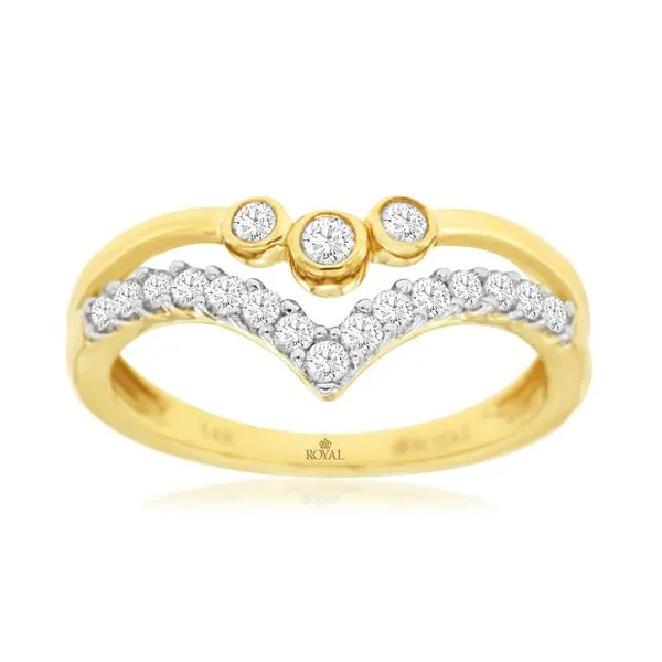 14KTT CONTOUR FASHION RING Gary J. Long Jewelers Stockton, CA