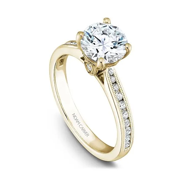 14K Yellow Gold Engagement Ring Gary J. Long Jewelers Stockton, CA