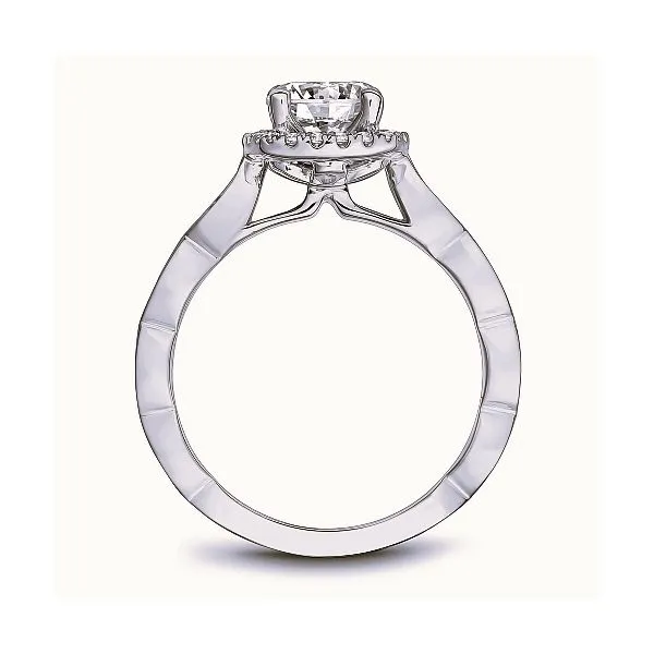 14K White Gold Engagement Ring Image 2 Gary J. Long Jewelers Stockton, CA