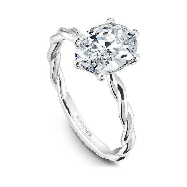 14K White Gold Engagement Ring Gary J. Long Jewelers Stockton, CA