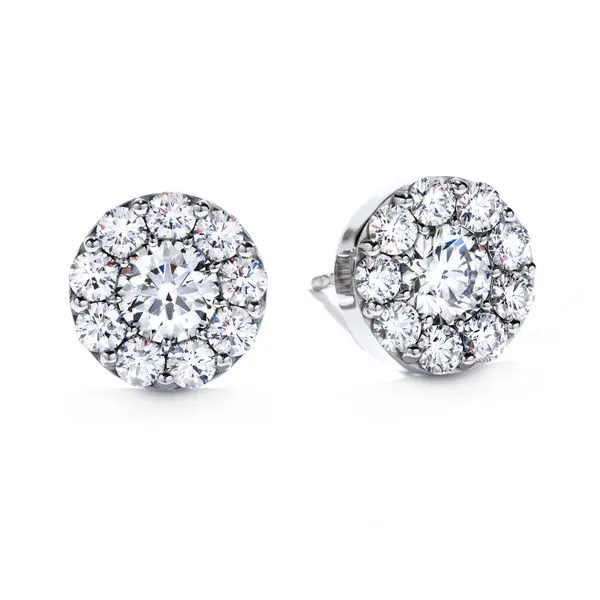 18K White Gold Fulfillment Stud Earrings Gary J. Long Jewelers Stockton, CA