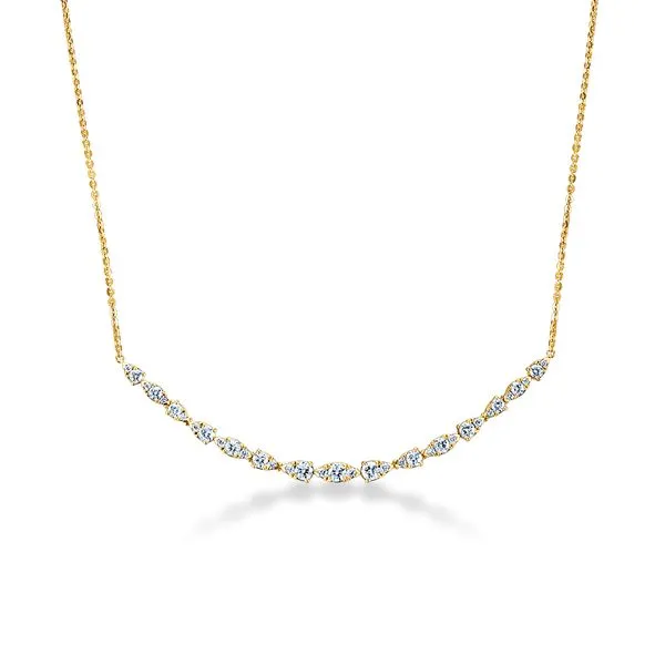 18K Yellow Gold Aerial Dewdrop Necklace Gary J. Long Jewelers Stockton, CA