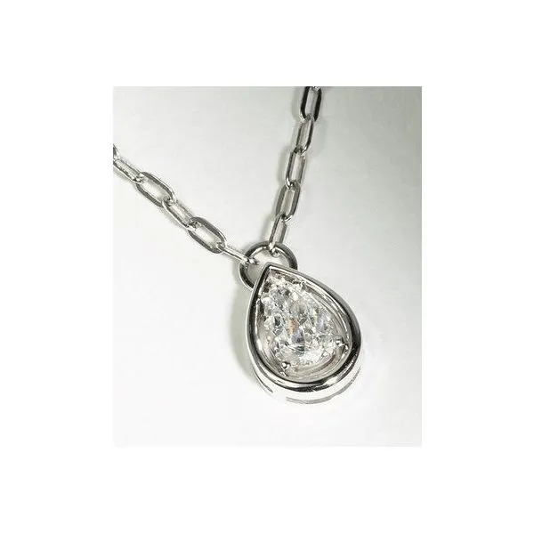 14K White Gold Lab Grown Diamond Pendant Gary J. Long Jewelers Stockton, CA