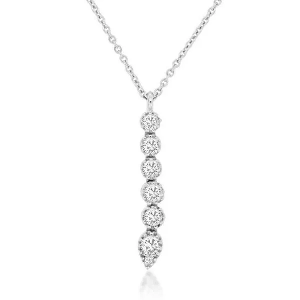 14KW DIAMOND PENDANT W/CHAIN Gary J. Long Jewelers Stockton, CA