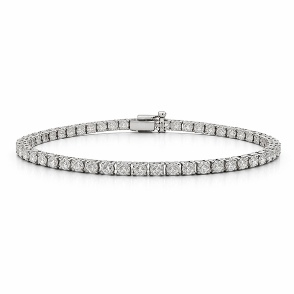 14K White Gold Diamond Tennis Bracelet - 11.02CTW Gary J. Long Jewelers Stockton, CA