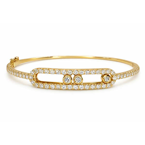 14KY DIAMOND BANGLE BRACELET Gary J. Long Jewelers Stockton, CA