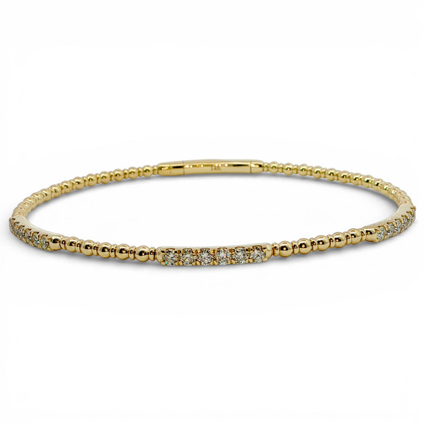 14KY DIAMOND BEADED BRACELET Gary J. Long Jewelers Stockton, CA