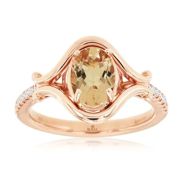 14KR MORGANITE DIAMOND RING Gary J. Long Jewelers Stockton, CA