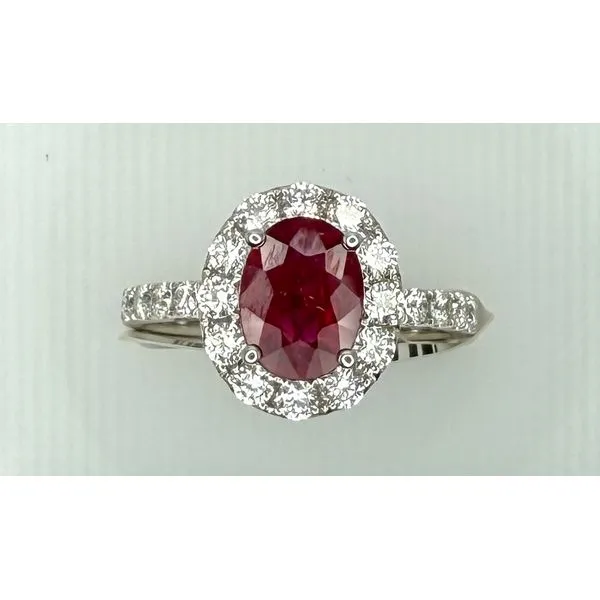 14KW RUBY AND DIAMOND RING Gary J. Long Jewelers Stockton, CA