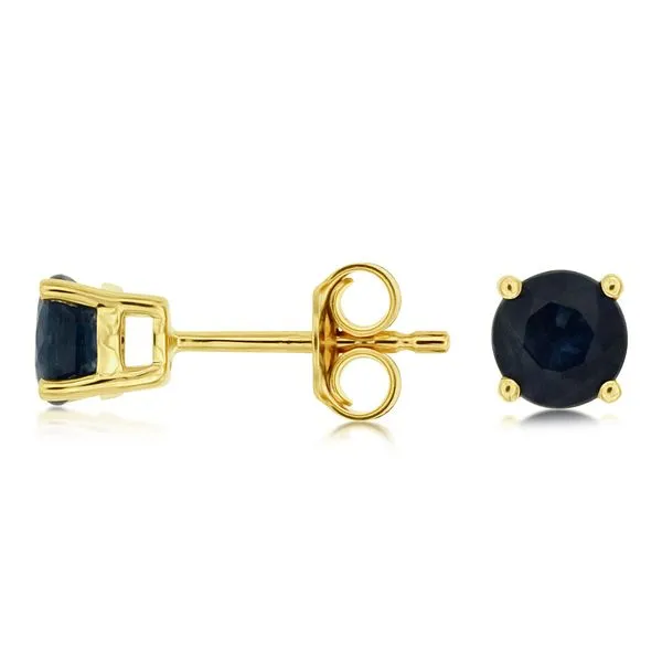 14KY BLUE SAPPHIRE STUD EARRINGS Gary J. Long Jewelers Stockton, CA