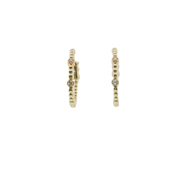HMI 14K Yellow Gold Diamond Earrings Godwin Jewelers, Inc. Bainbridge, GA