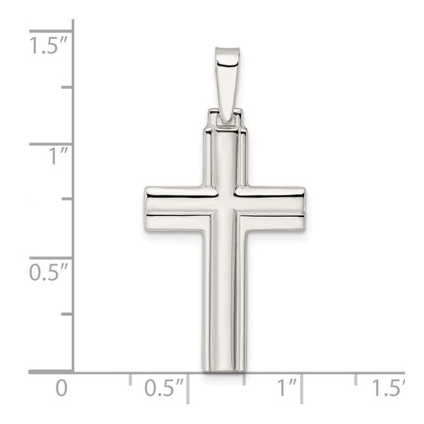 Sterling Silver Religious Pendant Image 3 Godwin Jewelers, Inc. Bainbridge, GA
