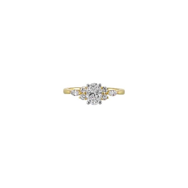 10K Yellow Gold Hidden Halo Ring Godwin Jewelers, Inc. Bainbridge, GA