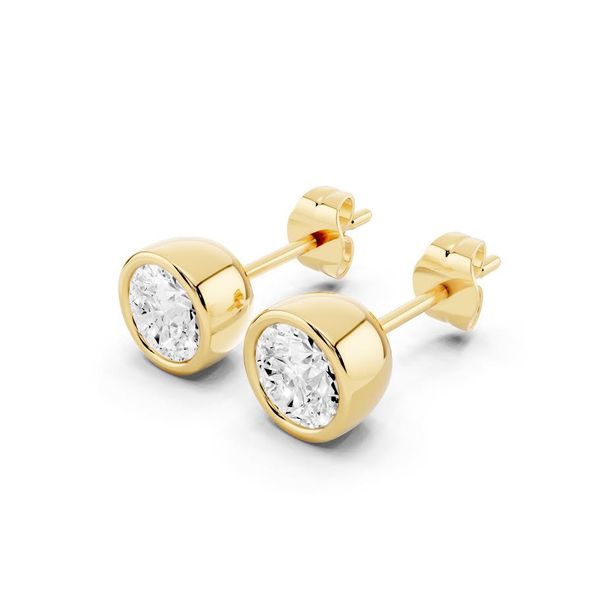 14K Yellow Gold Stud Earrings Godwin Jewelers, Inc. Bainbridge, GA