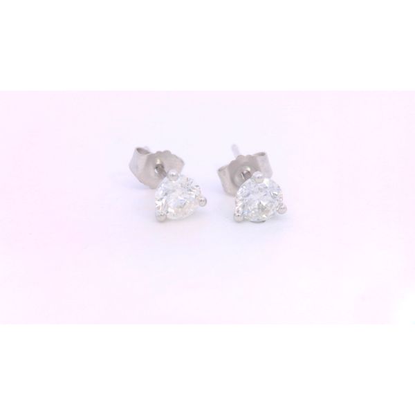 14K White Gold Stud Earrings Godwin Jewelers, Inc. Bainbridge, GA