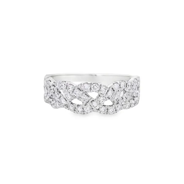 Women's 14KT White Gold Diamond Wedding Band Godwin Jewelers, Inc. Bainbridge, GA
