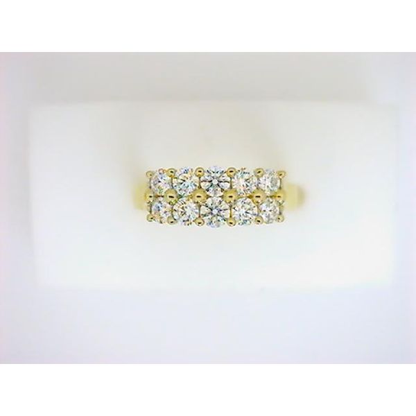 HOF 18K Yellow Gold Anniversary Ring Godwin Jewelers, Inc. Bainbridge, GA