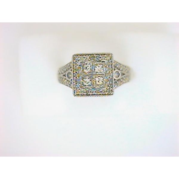 DD 14K White Gold Diamond Fashion Ring Godwin Jewelers, Inc. Bainbridge, GA