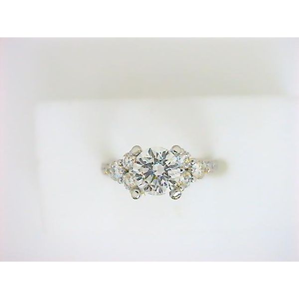 EG 18K White Gold Diamond Semi-Mount Ring Godwin Jewelers, Inc. Bainbridge, GA