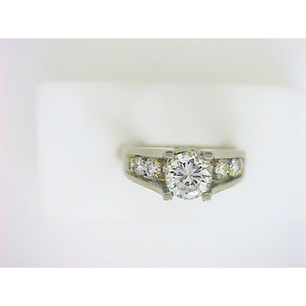 OST 18K White Gold Diamond Semi-Mount Ring Godwin Jewelers, Inc. Bainbridge, GA