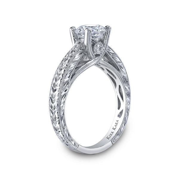 KK 18K White Gold Diamond Semi-Mount Ring Godwin Jewelers, Inc. Bainbridge, GA