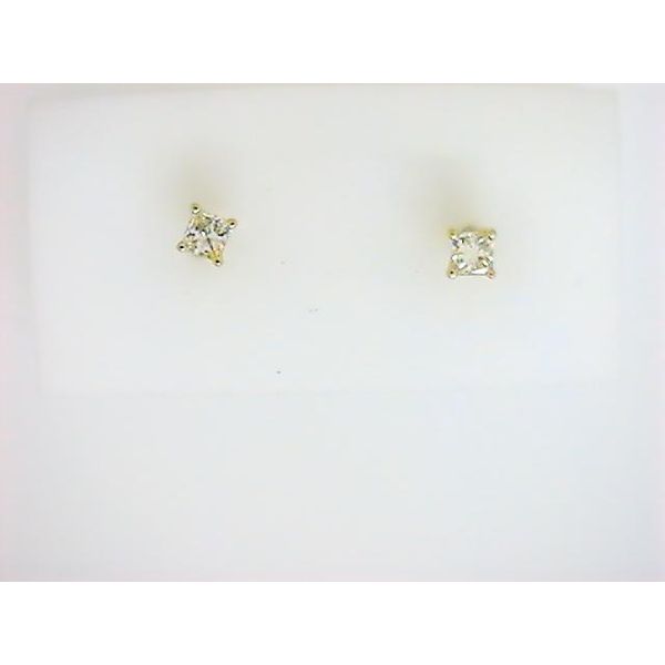 GMD 14K Yellow Gold Diamond Earrings Godwin Jewelers, Inc. Bainbridge, GA