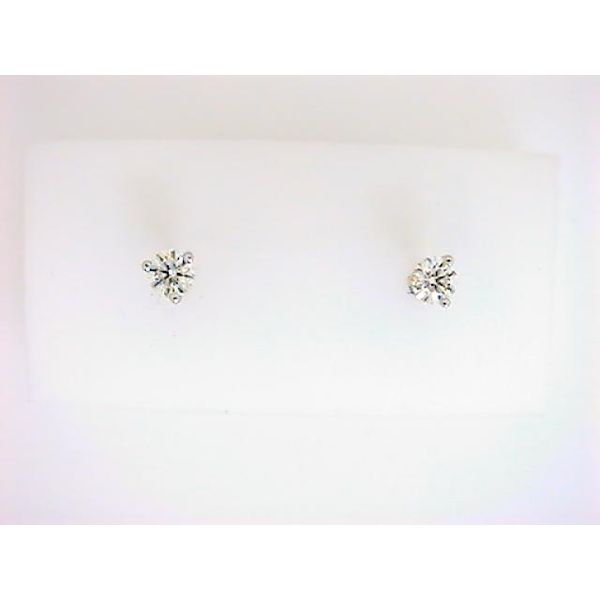 HOF 18K White Gold Diamond Earrings Godwin Jewelers, Inc. Bainbridge, GA