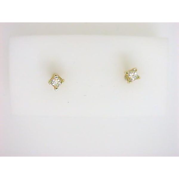 SMM 14K Yellow Gold Diamond Earrings Godwin Jewelers, Inc. Bainbridge, GA