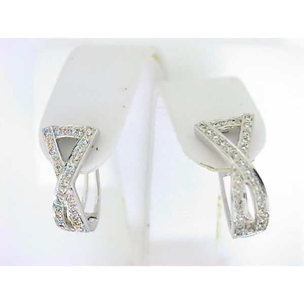 B&N 14K White Gold Diamond Earrings Godwin Jewelers, Inc. Bainbridge, GA