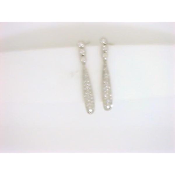 SIM 14K White Gold Diamond Earrings Godwin Jewelers, Inc. Bainbridge, GA