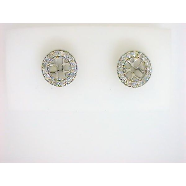 SMM 14K White Gold Diamond Earrings Godwin Jewelers, Inc. Bainbridge, GA