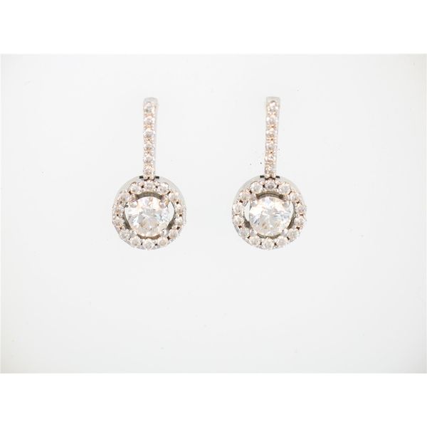 HOF 18K White Gold Diamond Earrings Godwin Jewelers, Inc. Bainbridge, GA