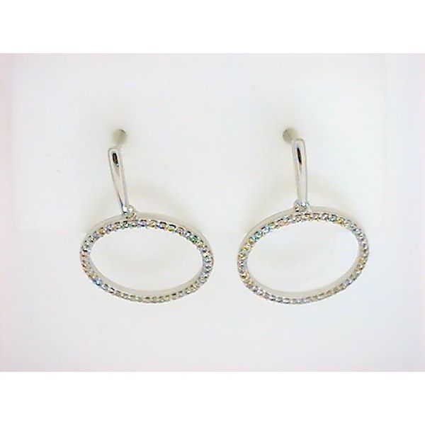 SIM 14K White Gold Diamond Earrings Godwin Jewelers, Inc. Bainbridge, GA