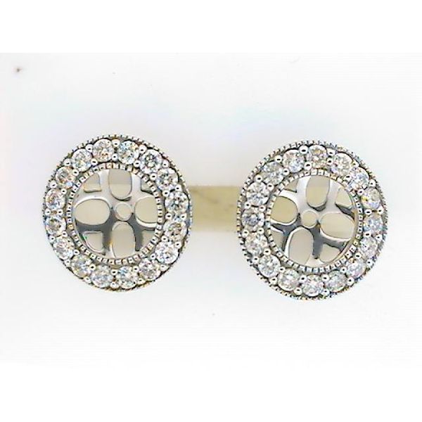 SMM 14K White Gold Diamond Earrings Godwin Jewelers, Inc. Bainbridge, GA