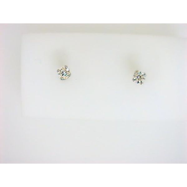 DD 14K White Gold Diamond Earrings Godwin Jewelers, Inc. Bainbridge, GA