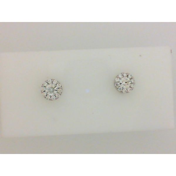 HOF 18K White Gold Diamond Earrings Godwin Jewelers, Inc. Bainbridge, GA