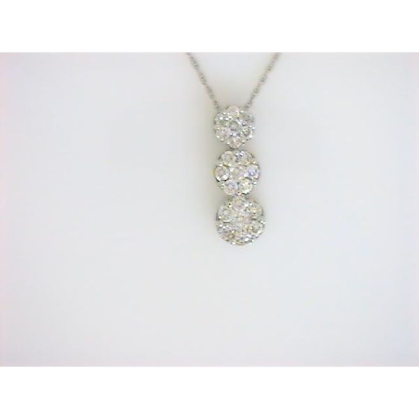 FD 14K White Gold Diamond Pendant Godwin Jewelers, Inc. Bainbridge, GA