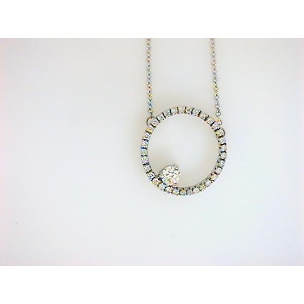 HOF 18K White Gold Diamond Pendant Godwin Jewelers, Inc. Bainbridge, GA