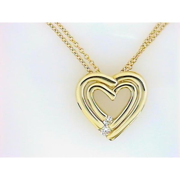 LUX 14K Yellow Gold Diamond Pendant Godwin Jewelers, Inc. Bainbridge, GA