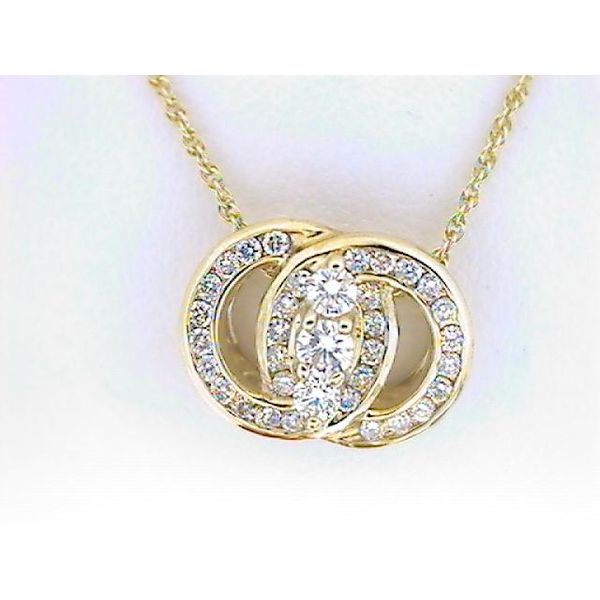 DS 14K Yellow Gold Diamond Pendant Godwin Jewelers, Inc. Bainbridge, GA