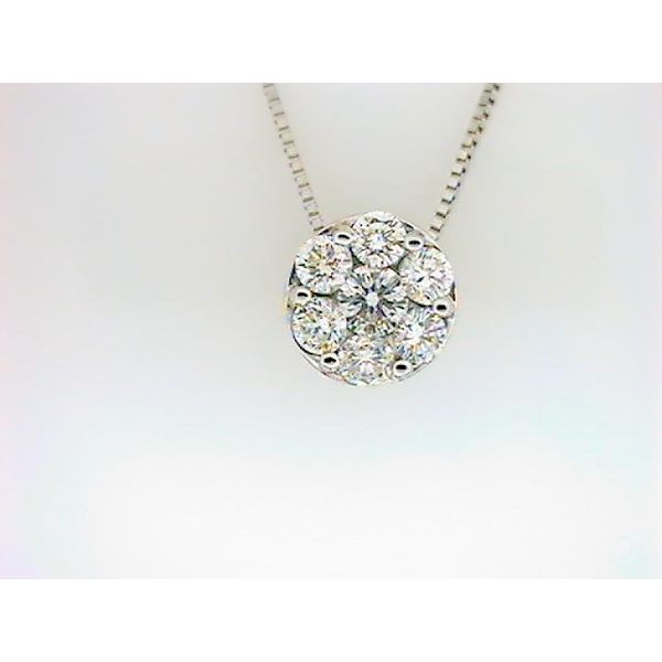 FD 14K White Gold Diamond Pendant Godwin Jewelers, Inc. Bainbridge, GA