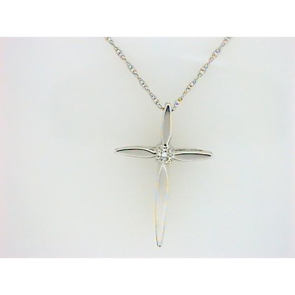 SIM 14K White Gold Diamond Pendant Godwin Jewelers, Inc. Bainbridge, GA