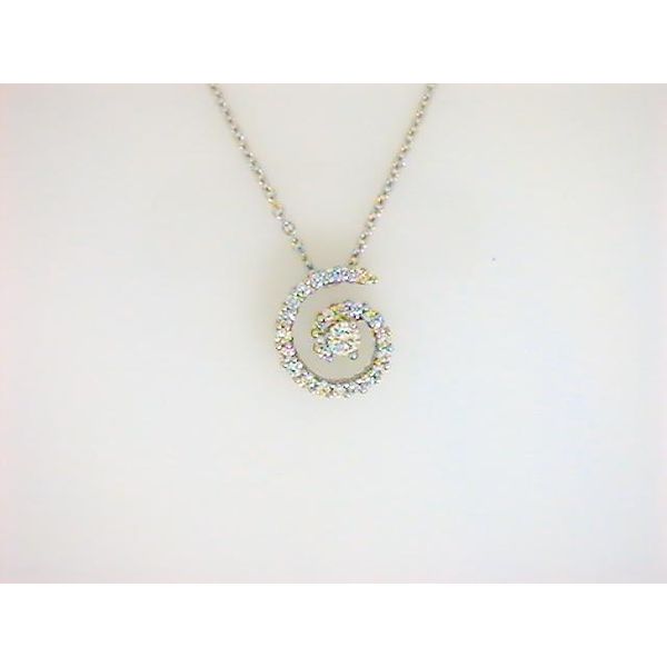 HOF 18K White Gold Diamond Pendant Godwin Jewelers, Inc. Bainbridge, GA