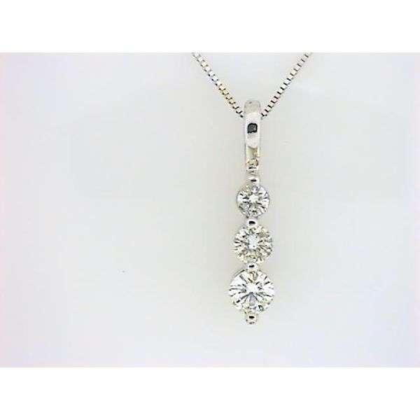 DD 14K White Gold Diamond Pendant Godwin Jewelers, Inc. Bainbridge, GA